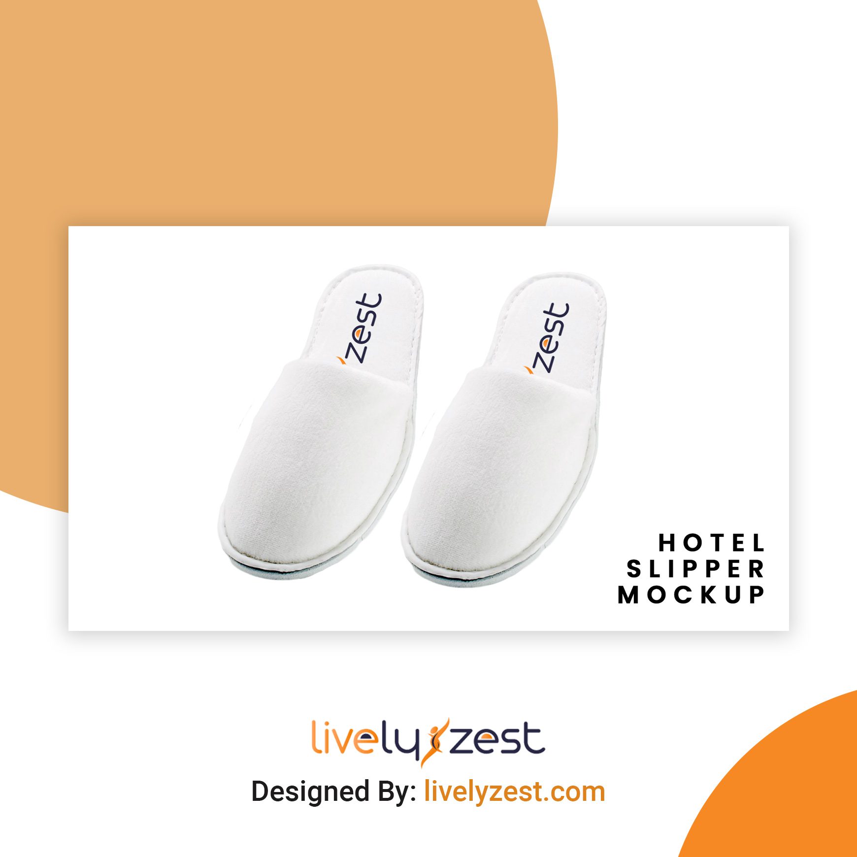 Hotel Slippers Mockup