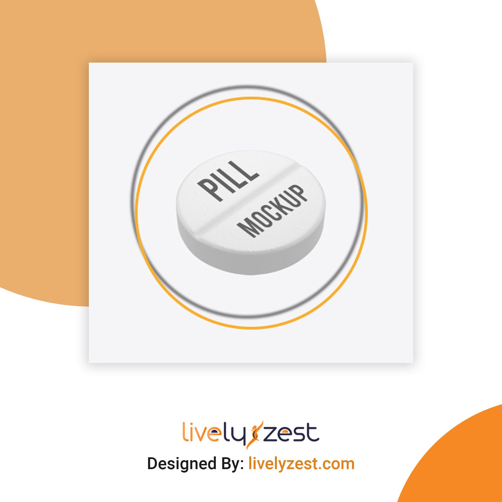 Pill Mockup PSD